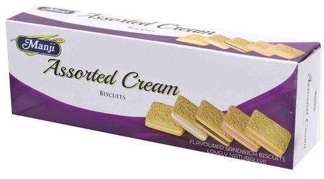 Manji Assorted Cream Biscuits - 160g