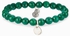 Quartz Gemstone Beaded Bracelet with Lucky Hulu Charm