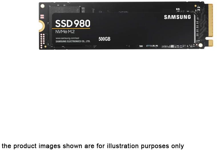SAMSUNG SSD 980 NVMe M.2 2280 500GB - 3500MB/s Read Speed