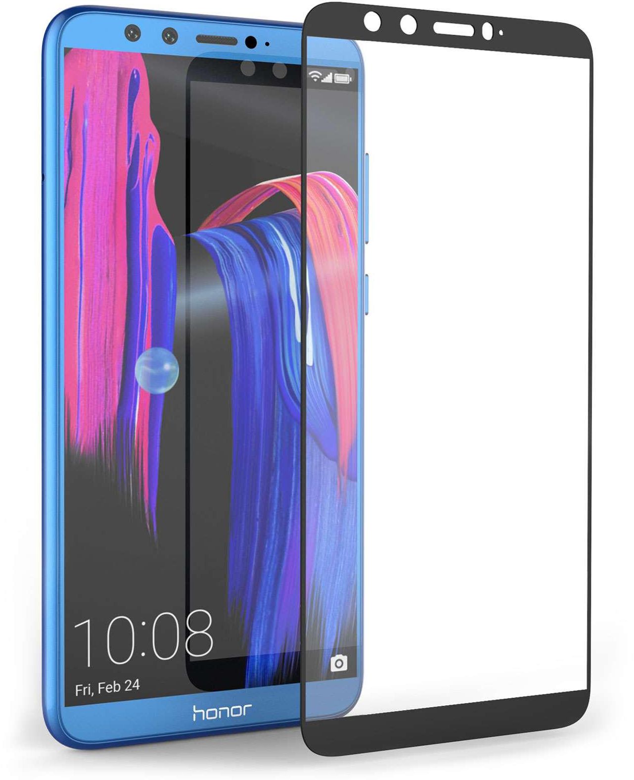 Bdotcom Tempered Glass Screen Protector for Huawei Honor 9 Lite