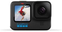كاميرا أكشن GoPro HERO10 مقاومة للماء سوداء اللون مع شاشة LCD أمامية وشاشات لمس خلفية من غوبرو