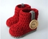 Handmade Sleeper For A Winter Dress For Children Red Color Color