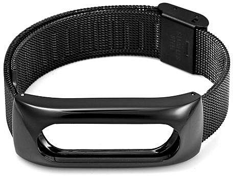 Generic Watch Strap Stainless Steel For XiaoMi Band 1 / 1S - Black