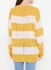 Striped Rip Detailed Sweater Yellow/White