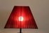 Wood Table Lamp-Brown Color With Brown Chapeau