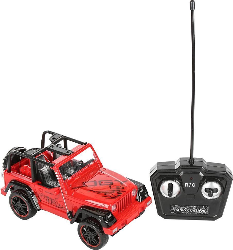 Jeep with Remote Control by G Toys, Red