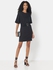 Textured Mini Dress Black