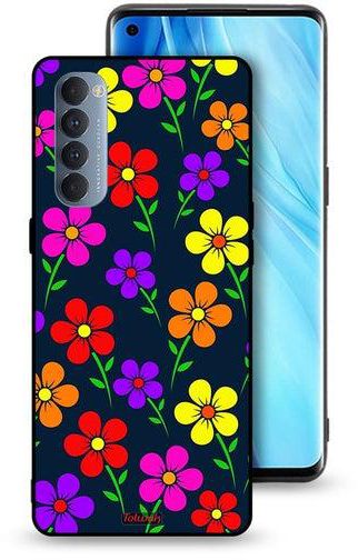 Oppo Reno4 Pro 4G Protective Case Cover Colorful Flowers