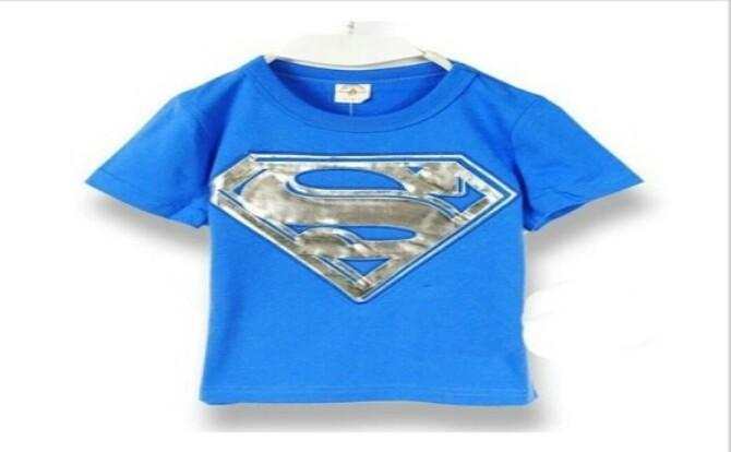 Children's Superman Tshirt | Blue
