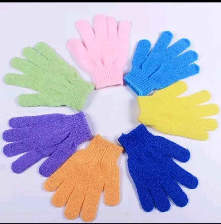 (4 pairs) Exfoliating Gloves Body Scrubber Gloves Bath Body Massager Dead Skin Remover bathing gloves
