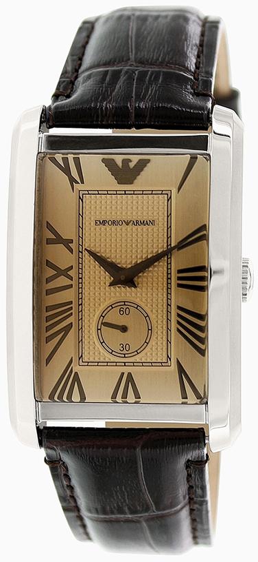 Emporio Armani Men's Leather Watch