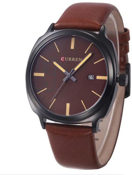 CURREN Casual Watch For Men Analog Leather - 8212