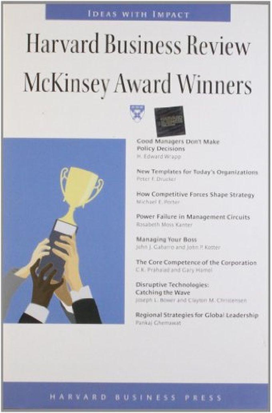 Mcgraw Hill Harvard Business Review Mckinsey Award Winners