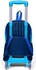 Coral High Kids Three Compartment Squeegee School Backpack - Navy Blue Blue Color Transition