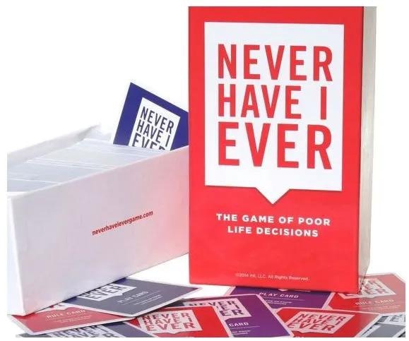 Never Have I Ever Party Card Game, Classic Edition