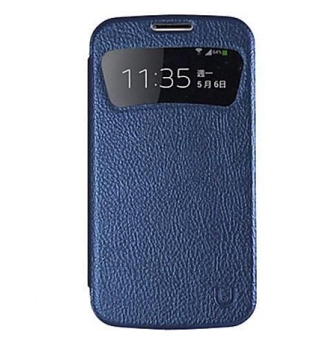 Usams 1211268 Flip Cover for Samsung Galaxy S4 - Dark Blue