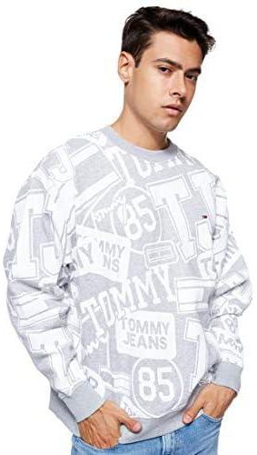 Tommy Hilfiger Heavyweight Logo Print Knitwear Vest for men in Grey, Size:Medium
