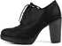 Lynes Black Heel Boot For Women
