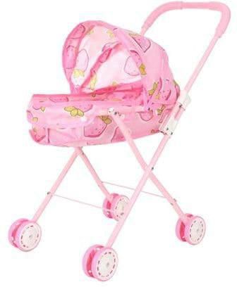 Baby Infant Doll Stroller Carriage Foldable With Doll