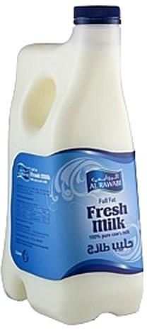 Milk, Fresh, Full Fat Al Rawabi 1L