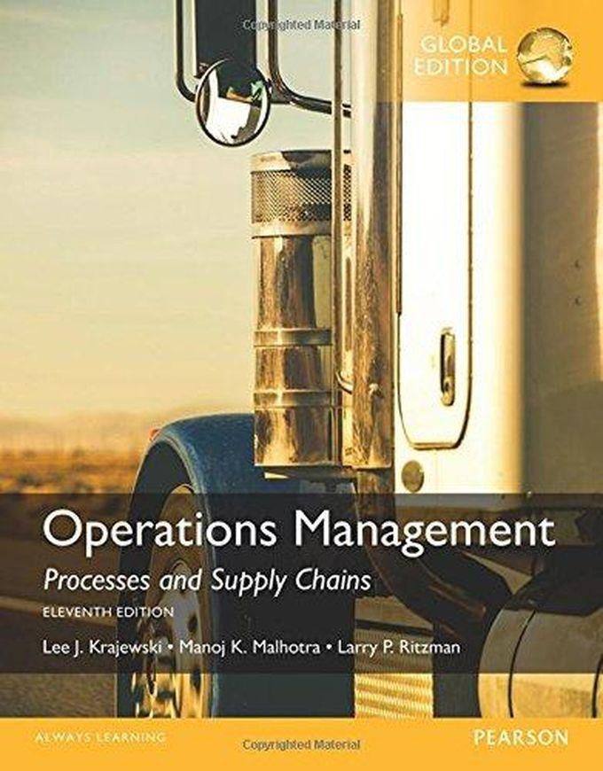 Pearson Operations Management: Processes and Supply Chains, Global Edition ,Ed. :11