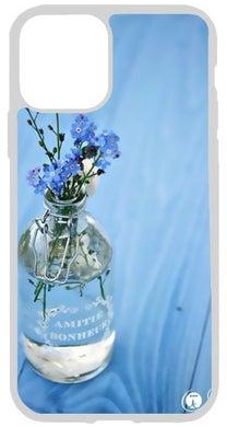 PRINTED Phone Cover FOR IPHONE 13 PRO Beautiful Blue Roses Picture
