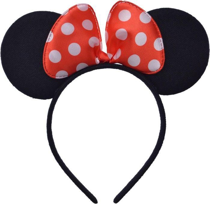 The Head Collar With A Mini Mouse Design For Children's Parties- 4 Pieces