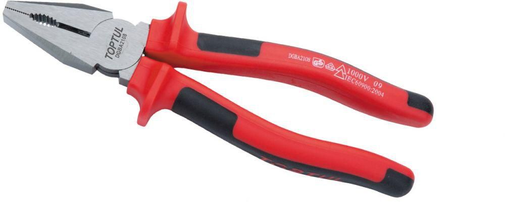 TopTul VDE Insulated Combination 8"""" Pliers (Art no. -DGBA2108)