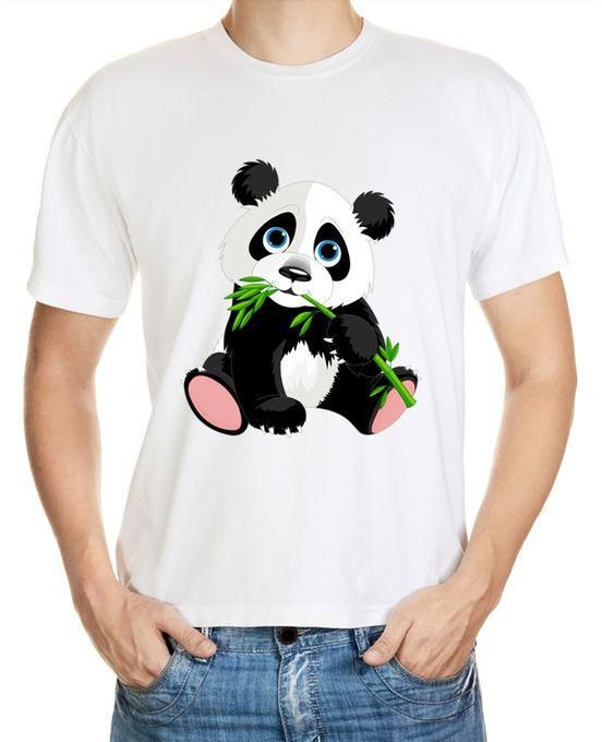 Hanso Panda Printed T-Shirt - White