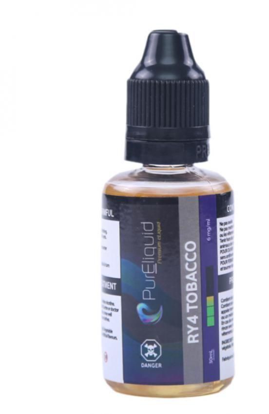 Pureliquid E Juice Premium E Liquid - RY4 Tobacco - 30 ml
