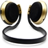 Margoun BH-503 On Ear Wireless Bluetooth Headphone for iPhone 7, 7 Plus in Golden Black