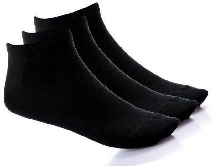 Solo Socks - Set Of (3) Pieces - Ankel - Black