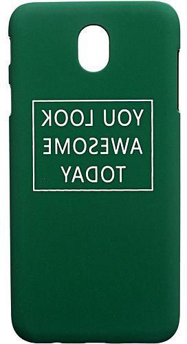 Generic Back Cover For Samsung Galaxy J7 Pro, Green White