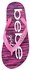 Bebe Girl's Space Dye EVA Bebe Logo Flip Flop/Slipper, 1 Size - Pink