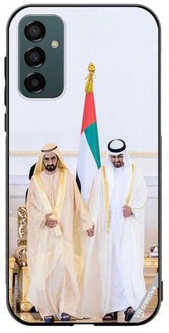 Protective Case Cover For Samsung Galaxy M23 Sheikh Mohamed Bin Zayed Al Nahyan And Sheikh Mohammed Bin Rashid Al Maktoum Design Multicolour Multicolor