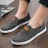Fashion Men's Casual Slip On Loafers Canvas Flat Shoes
