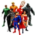 7pcs Justice Alliance  Superman Wonder Woman Batman Garage kits set Justice League Marvel Super Hero  Hand model Doll decoration--18cm