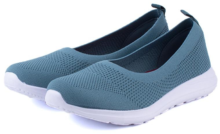 LARRIE Women Casual Comfort Stretch Sneakers - 3 Sizes (Blue)