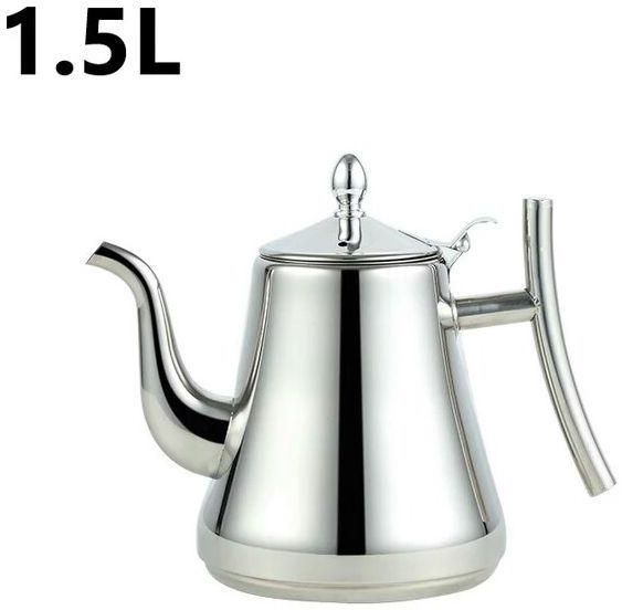 Generic Stainless Steel Silver Teapot