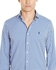 بولو رالف لورين قميص قطن ازرق قبة قميص -رجال