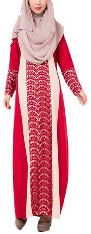 Jollychic Red Chiffon Casual Dress For Women