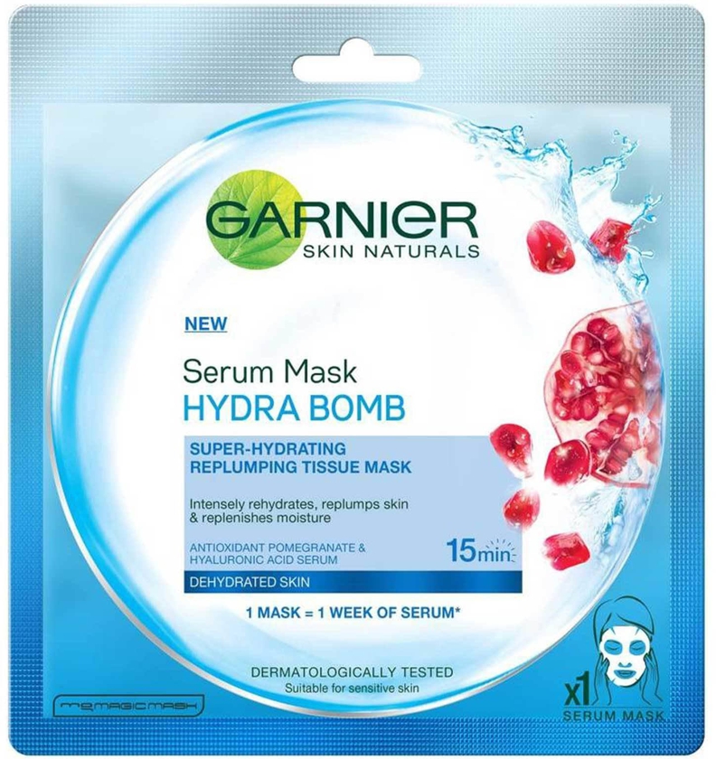 Garnier innovation hydra bomb Face tissue mask for dehydrated skin 1 piece