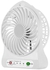 Generic Portable Rechargeable LEdFan air Cooler Mini Operated Desk USB 18650 -white