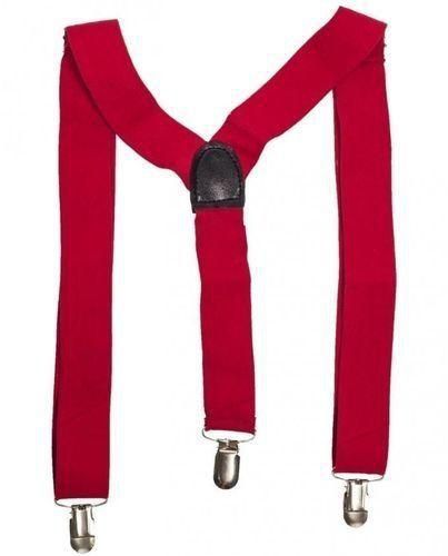 Classic Men's Suspender Belt- Red