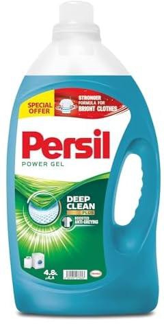 Persil Power Gel Liquid Laundry Detergent, With Deep Clean Technology,4.8 L