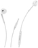 White in Ear Wired Earphones with Mic