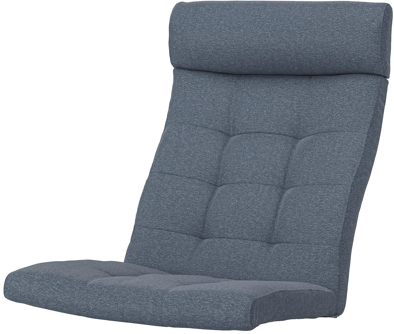 POÄNG Armchair cushion - Gunnared blue