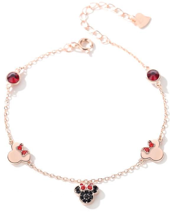 Alissastyle Crystal Minnie Lucky Bracelet - s925 (Pink)