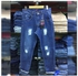 Jesica Jeans Boyfriend Jeans -Ripped Jeans - Blue