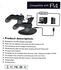 eWINNER LED Dual USB Controller Charger Charging Stand Station Dock for PS4 Dualshock